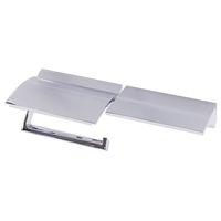 トイレットペーパーホルダー(棚付/クローム