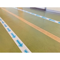 100mmx10m 誘導用矢印テープ(床･壁面用/青)_選択画像04