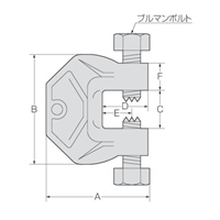 21-60mm/57mm 仮設用C型クランプ(両ボルト)_選択画像03
