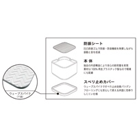 100x100x53mm 洗濯機用かさ上げ台(4個)_選択画像02
