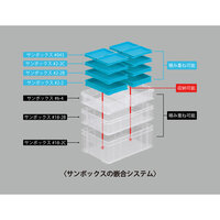 300x210x42/2.0L プラスチックバット(透明)_選択画像03