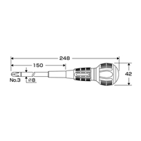 #3x150mm [+]ビスブレイク電工ドライバー_選択画像04