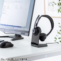 Bluetoothヘッドセット(クレードル付/両耳/_選択画像03