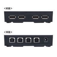 USB2.0USB切替器(4回路/ハブ/マグネット付)_選択画像04