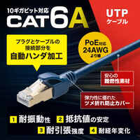 15.0m LANケーブル(CAT6A･半田式)[ネイビ-]_選択画像02