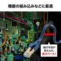 5mフラットLANケーブル(CAT6A･半田式)[紺]_選択画像04