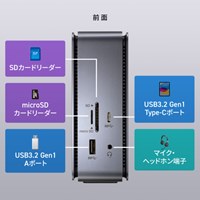 [USB TypeC]ドッキングステーション(4K対応_選択画像03