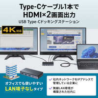 [USB TypeC]ドッキングステーション(2画面_選択画像03