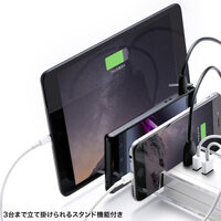 AC100V/14A/3mタップ(USB充電ポート5個/白_選択画像03