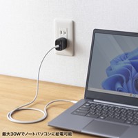 AC100-240V USBPD充電器(1P/3A/黒/TypeC)_選択画像03
