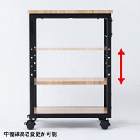 500x500x700mm　プリンターラック(木目)_選択画像03