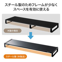 1000x257x89モニタースタンド(USBハブ黒_選択画像03
