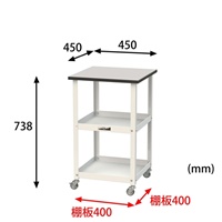 450X450X738天板付ツールワゴン(防塵室対応_選択画像04