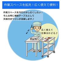 600X450X738天板付ツールワゴン(防塵室対応_選択画像03