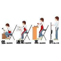 ワークチェアー(高さ無段階調整/座面固定)_選択画像02