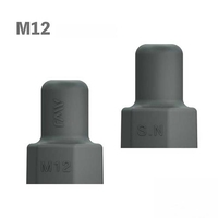 M12シンングルナット保護キャップ(GY/2個