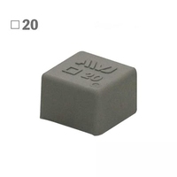 20x20x15角型保護キャップ(EL/グレー/2個)