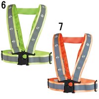 LED安全ベスト(縁無し/蛍光イエロー)