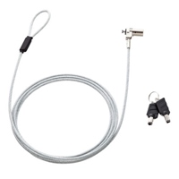 φ4.4mmx2mPCセキュリティワイヤ(同一key)