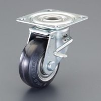 75キャスター(自在金具/Wストッパー/高導電