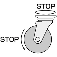 75キャスター(自在金具/Wストッパー/高導電_選択画像02