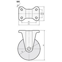 75キャスター(ゴム車/固定/ステンレス製)_選択画像03