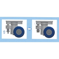 100/1.4tキャスター(自在固定兼/MCナイロン_選択画像03