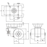 100/1.4tキャスター(自在固定兼/MCナイロン_選択画像04