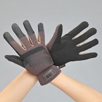 [L]メカニクスグローブ(合成革/ダーク茶)