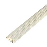 21mmx2mテープ付モール(Plastic/乳白x10