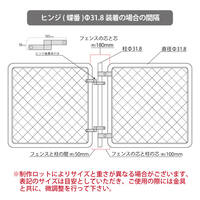 φ31.8xφ31.8パイプジョイント扉用ヒンジ_選択画像02