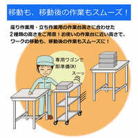 750x450x950mm ツールワゴン(作業天板付)_選択画像03