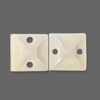 19.5X19.5結束バンド用ベース(粘着付/100個