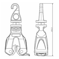 126mm シートクリップ(スイベルフック/2個)_選択画像03