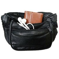 195x 80x140mm ウエストポーチ(ブラック)_選択画像03