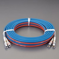 (5+5mm)x 10m カプラ付ツインホース