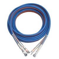 (5+5mm)x 10m カプラ付ツインホース