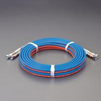 (5+5mm)x 10m カプラ付ツインホース