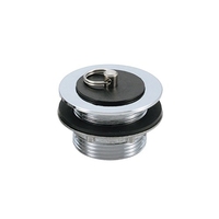 32A/G1･1/4 inゴム栓付共栓(真鍮･Crメッキ