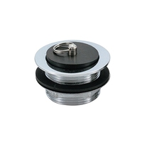 40A/G1･1/2 inゴム栓付共栓(真鍮･Crメッキ