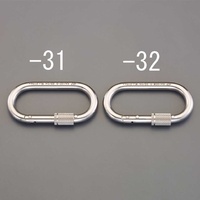 109x56x10mm 安全環付カラビナ(ステンレス)_選択画像02