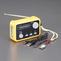 非常用ライト/LED(手廻し発電/ラジオ付)