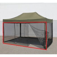 4.5x3mテント用メッシュシート1面黒/ファス_選択画像02