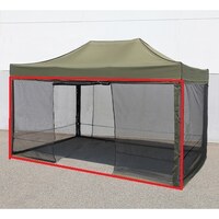 4.5x3mテント用メッシュシート1面黒/ファス_選択画像03