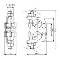 φ19.1-22.2mm 二連クランプ(直交)_選択画像04