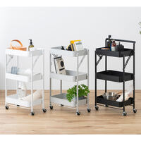 433x276x836mm簡易組立スチールワゴン(3段)_選択画像02