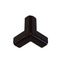 25x25x10コーナーガード(屋内外兼用/黒2個