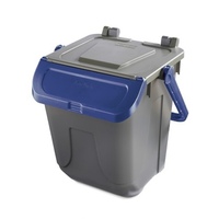 25L ダストボックス(フタロック付/青)