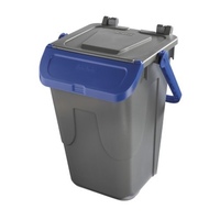 35L ダストボックス(フタロック付/青)