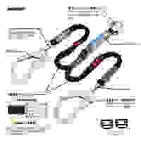 1600ツインランヤード(フルハーネス用/伸縮_選択画像02
